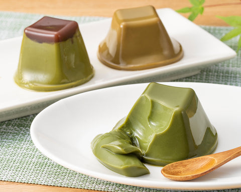 Uji Matcha, Hojicha and Uji Kintoki Pudding (6 pieces / 9 pieces)