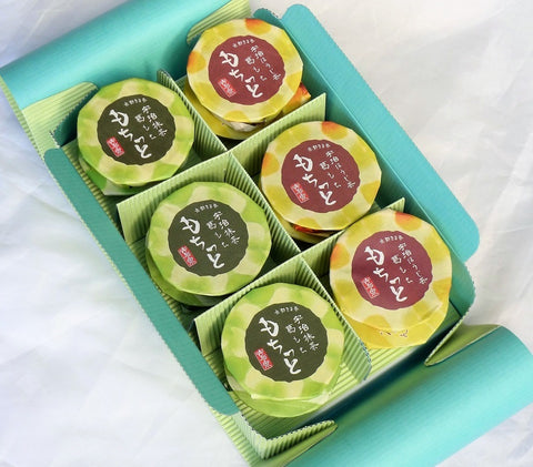 Uji Matcha and Hojicha Kuzumochi (8 pieces / 12 pieces)