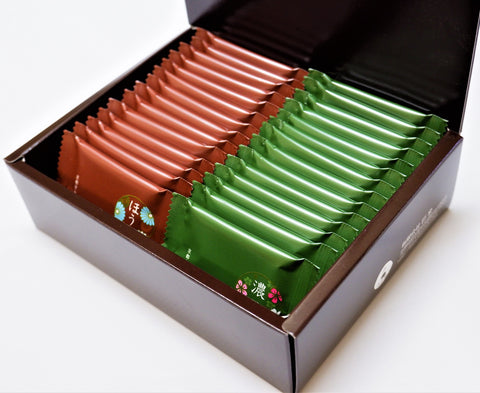 Uji Matcha and Hojicha Chocolate (28 pieces / 40 pieces)