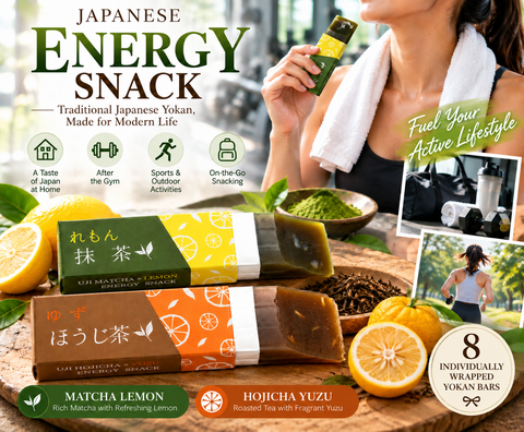 Uji Matcha Lemon Yokan Hojicha Yuzu Yokan　8 pieces